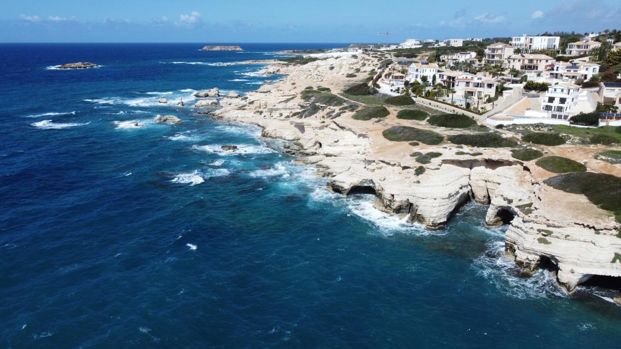דירות Konia Eden Blue-Horizon 1B, Paphos, Sea View, Pool מראה חיצוני תמונה