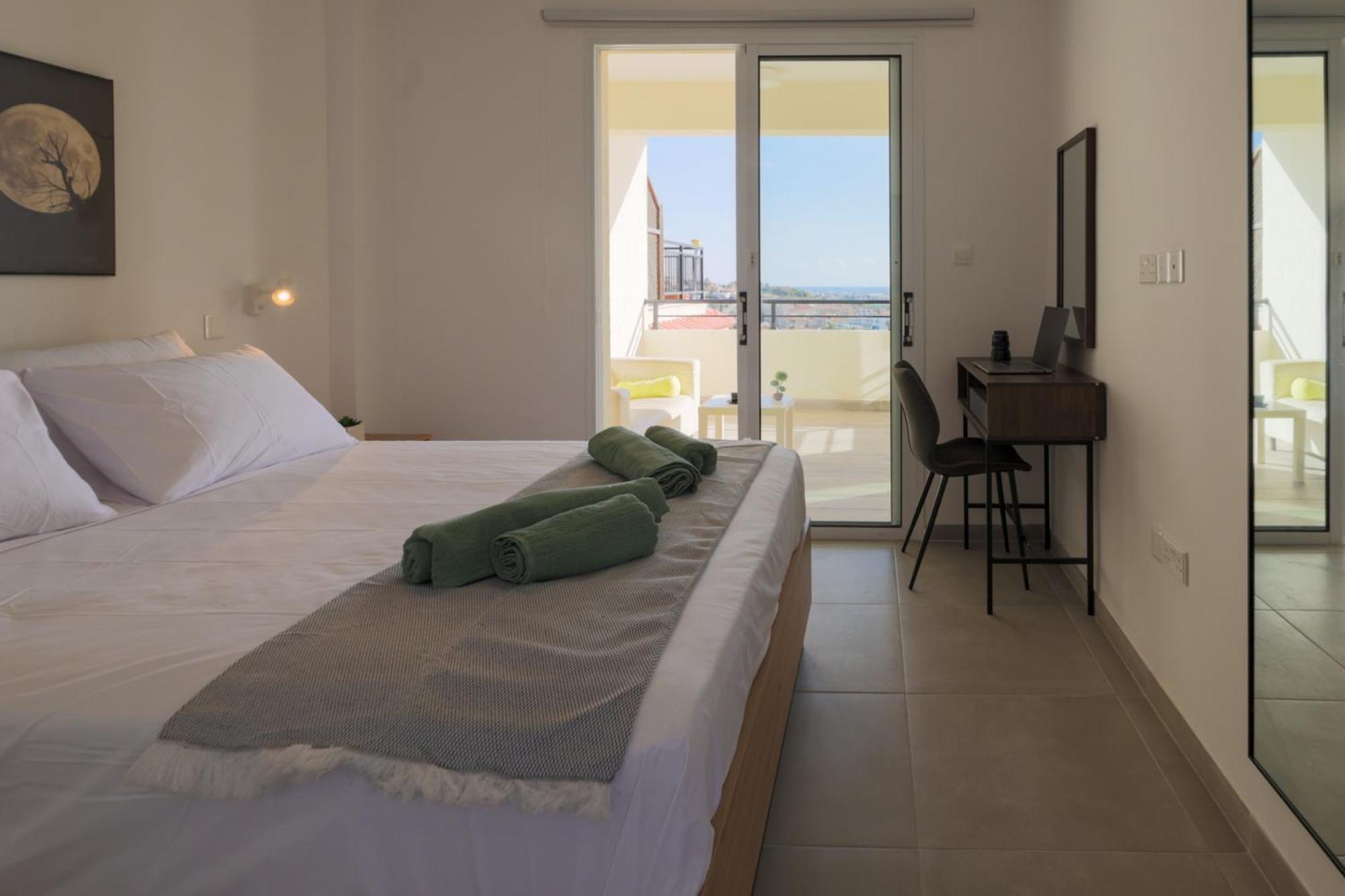 דירות Konia Eden Blue-Horizon 1B, Paphos, Sea View, Pool מראה חיצוני תמונה